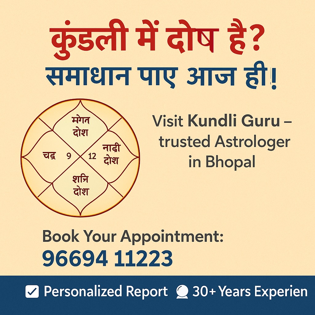 kundli Dosh nivaran kundli guru bhopal
